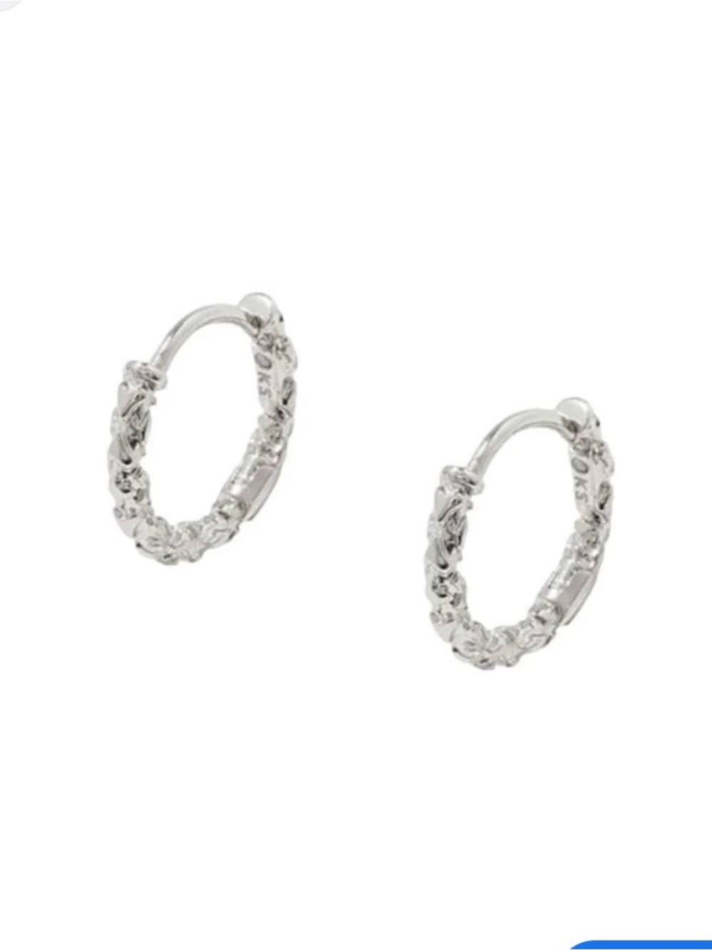 Kendra Scott Maggie silver Huggie Earrings